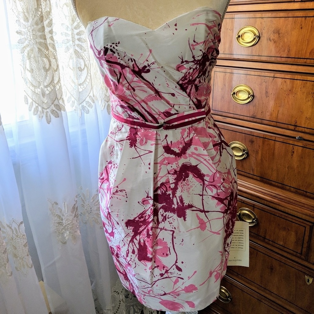 Strapless Cocktail Dress by Aqua Dresses